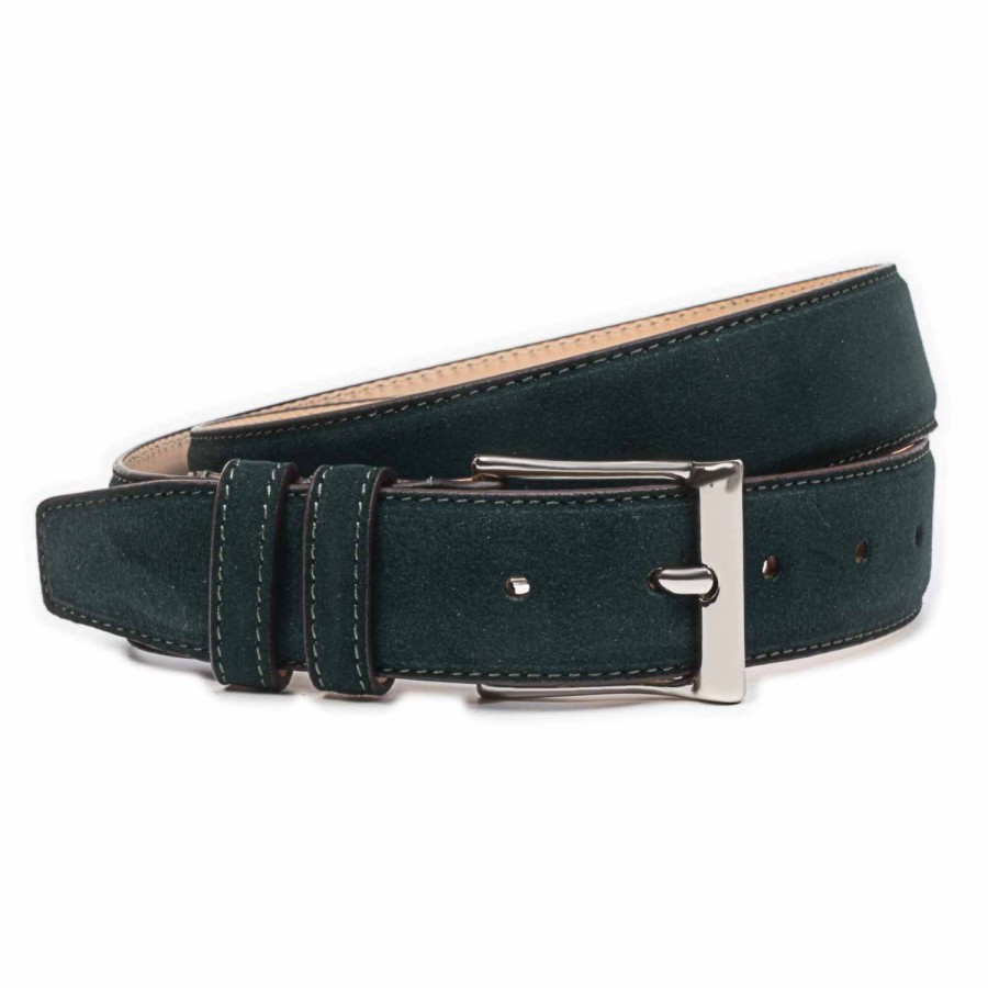 Meermin 104235 - Green Alicante Suede | Men Belts
