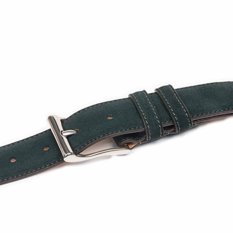 Meermin 104235 - Green Alicante Suede | Men Belts