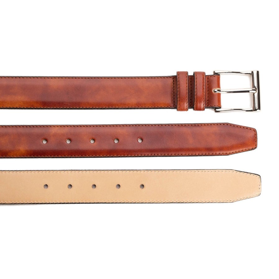 Meermin 104235 - Gold Museum Calf | Men Belts