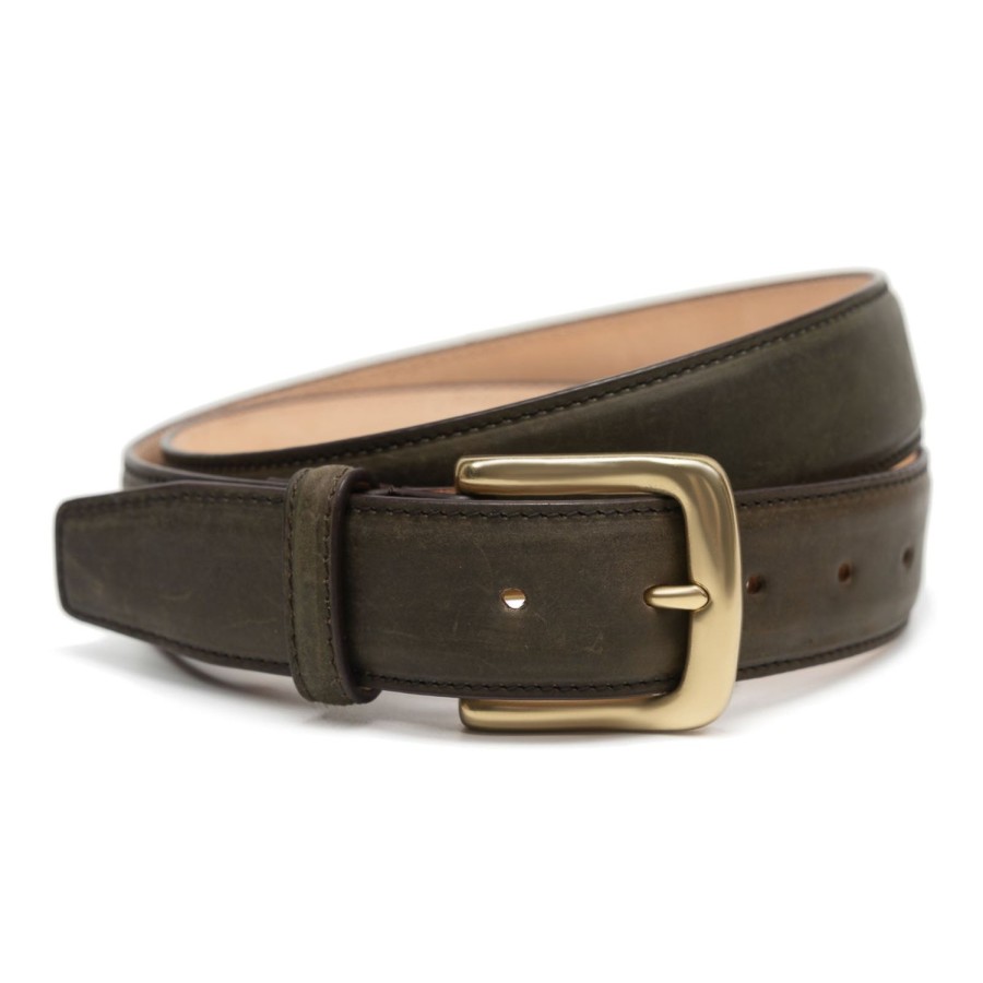 Meermin 104336 - Caper Green Waxy Shell Cordovan | Men Belts