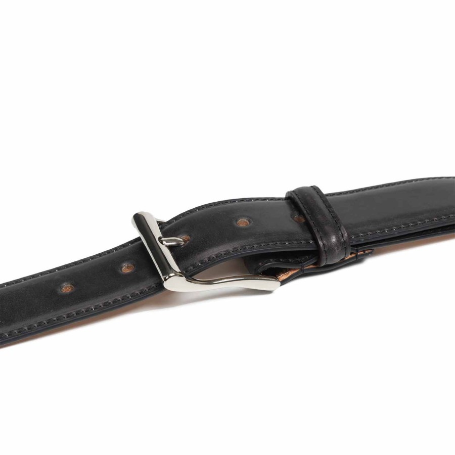 Meermin 104335 - Black Heritage Shell Cordovan | Men Belts